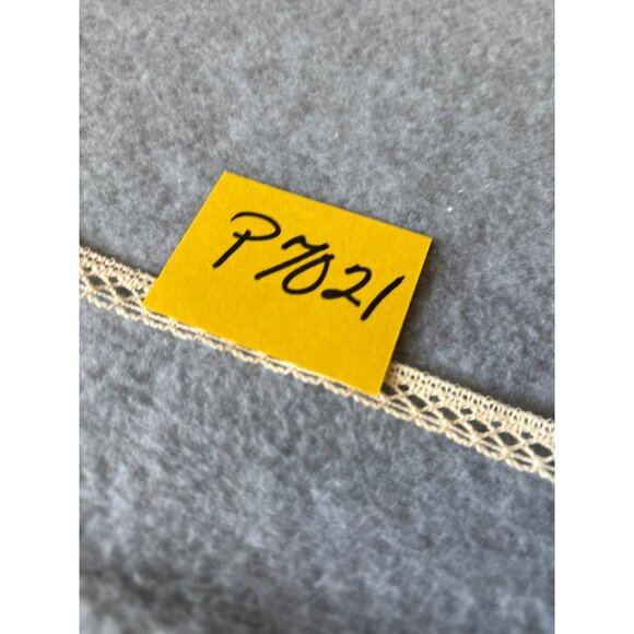 Delicate Cotton Crochet Lace Trim 1/2" wide Ivory Edging Sewing Crafts - 1 yard - Picture 5 of 5